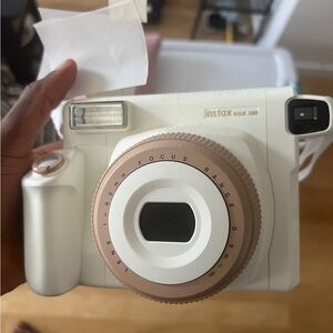 Instax Wide 300 Instant Camera - Cream and Brown